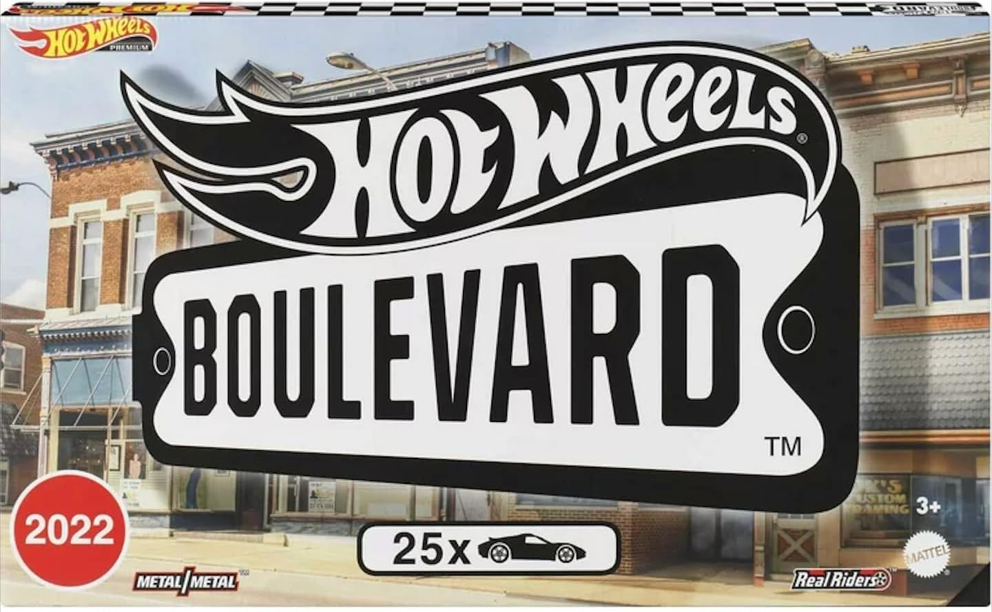 Amazon.com: Hot Wheels Boulevard 25-Car Factory Set Premium 1:64