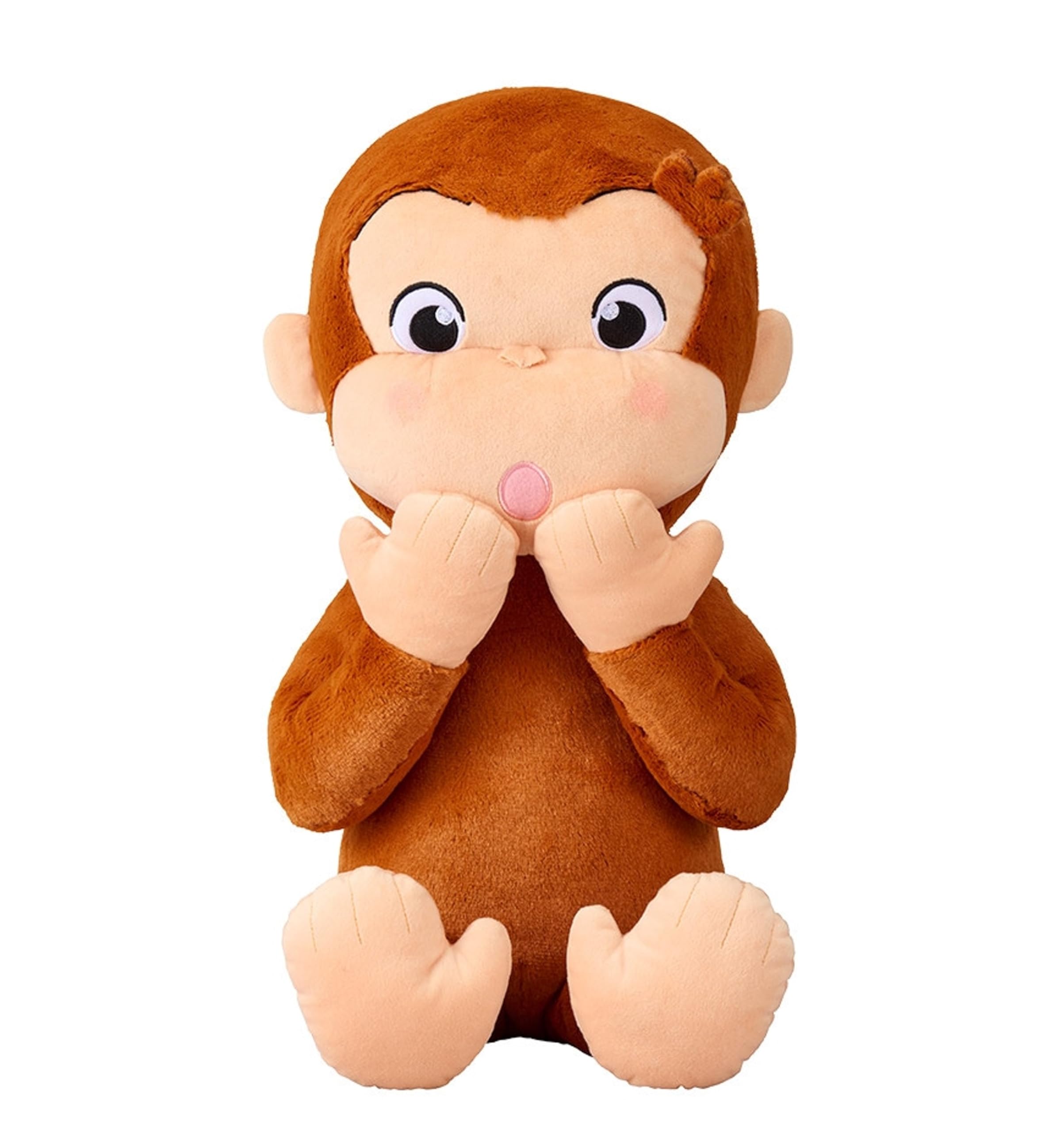 Amazon.co.jp: おさるのジョージ ぬいぐるみ スーパーラージ はずか