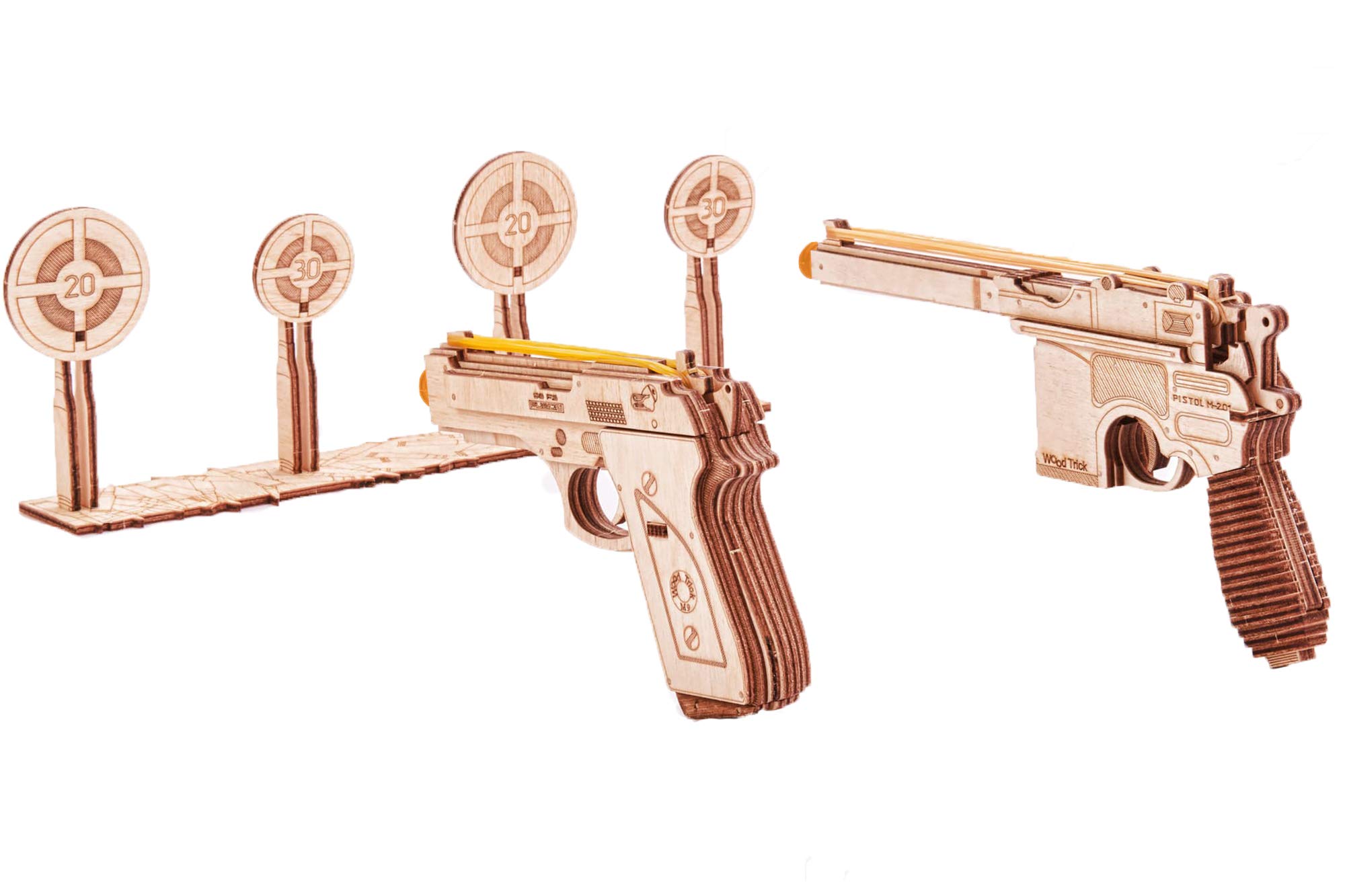 Amazon.co.jp: Wood Trick ウッドトリック ハンドガン2丁セット