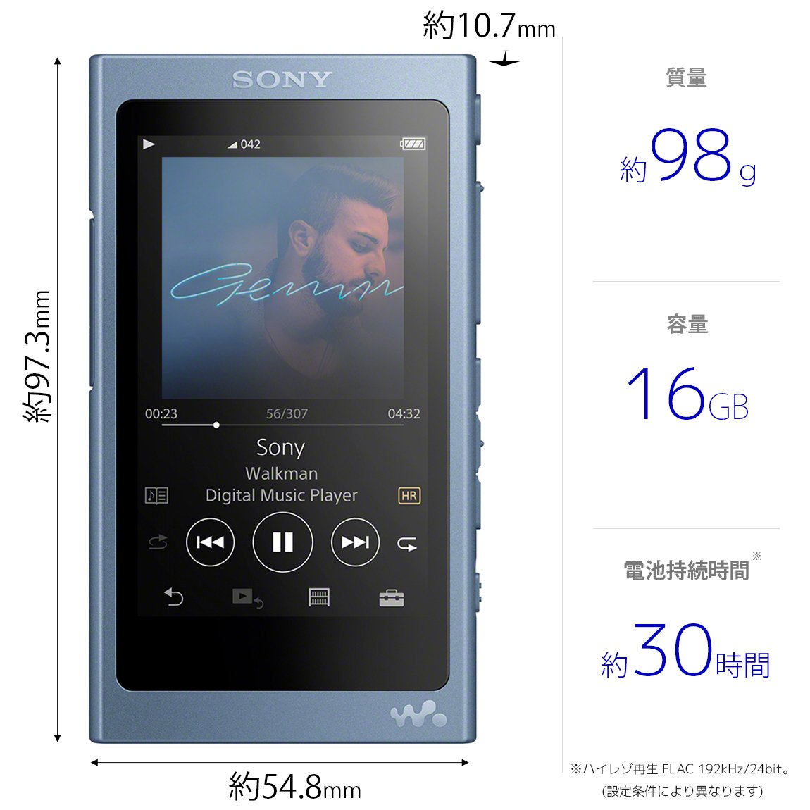 Amazon.co.jp: ソニー ウォークマン Aシリーズ 16GB NW-A45