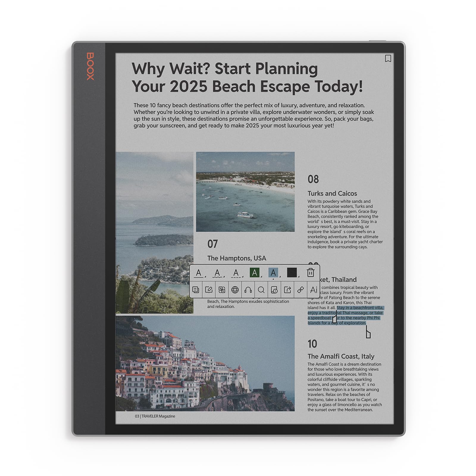 Amazon.com : BOOX Tablet Tab X C 13.3 Color ePaper 6G 128G E Ink