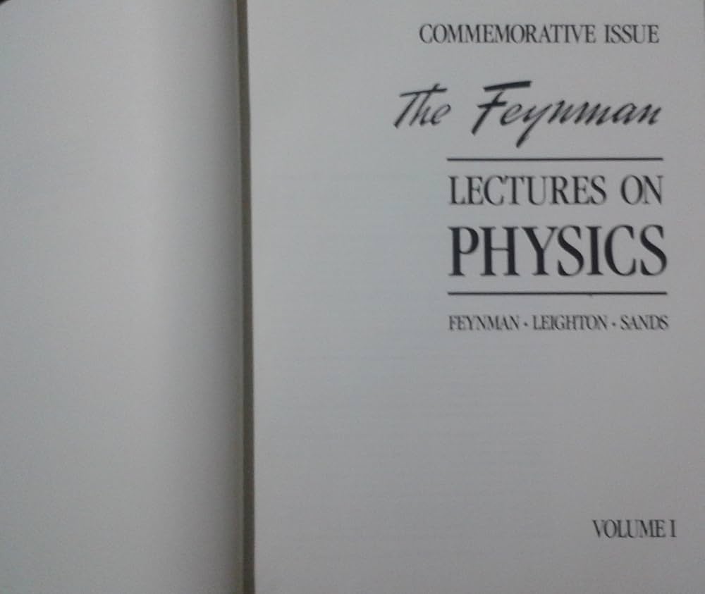 Amazon.com: The Feynman Lectures on Physics: Commemorative Issue