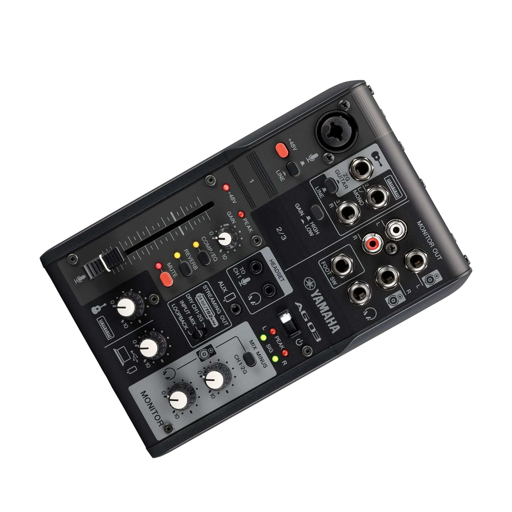 Amazon | ヤマハ AG03MK2 ブラック | DJミキサー | 楽器・音響機器