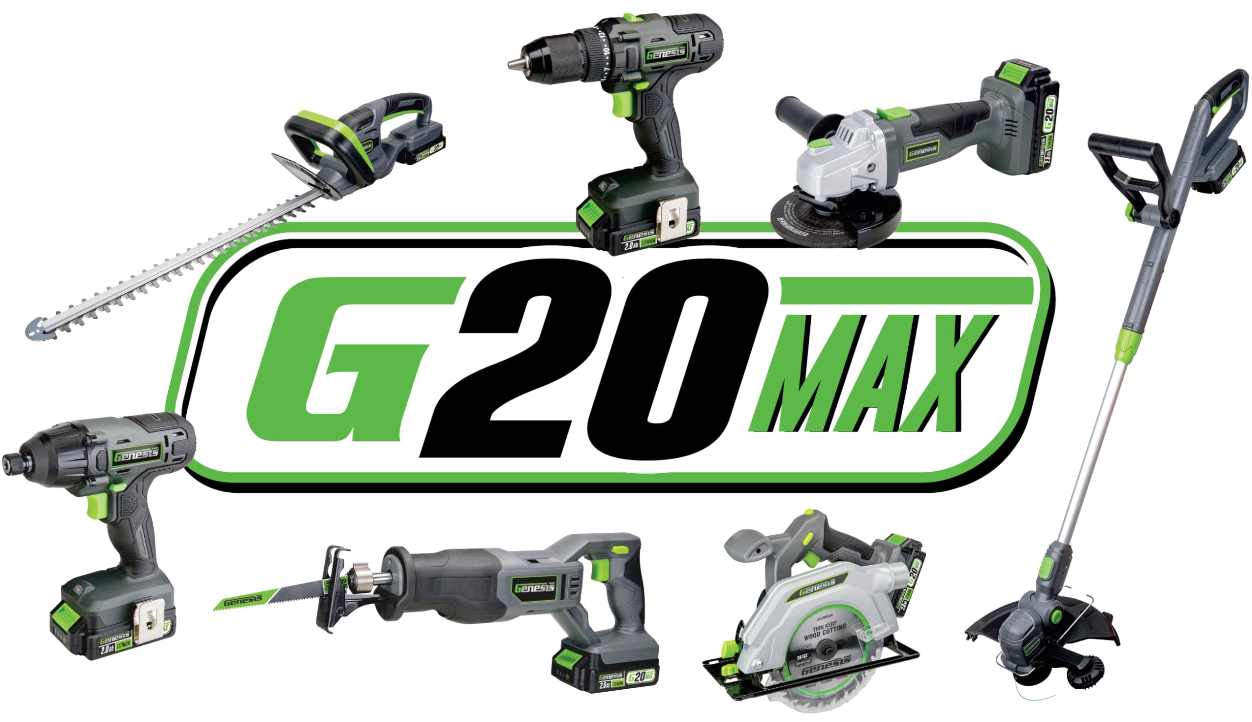 Amazon.com: Genesis: G20Max 20 Volt Cordless Tools