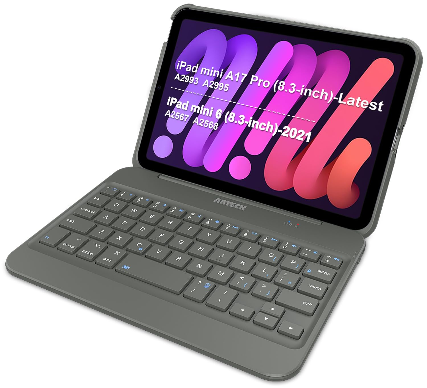 Amazon.com: iPad Mini 6 (8.3-inch) Keyboard Case, Arteck Bluetooth