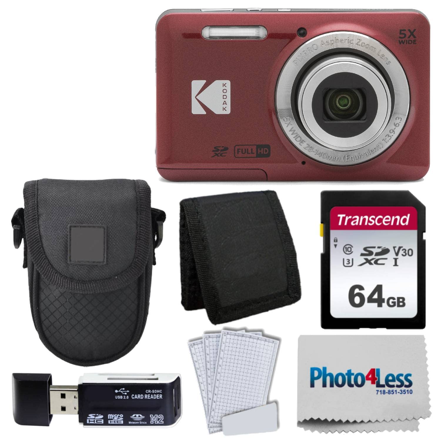 Amazon.com : Kodak PIXPRO FZ55, 16MP 28mm Wide-Angle Digital