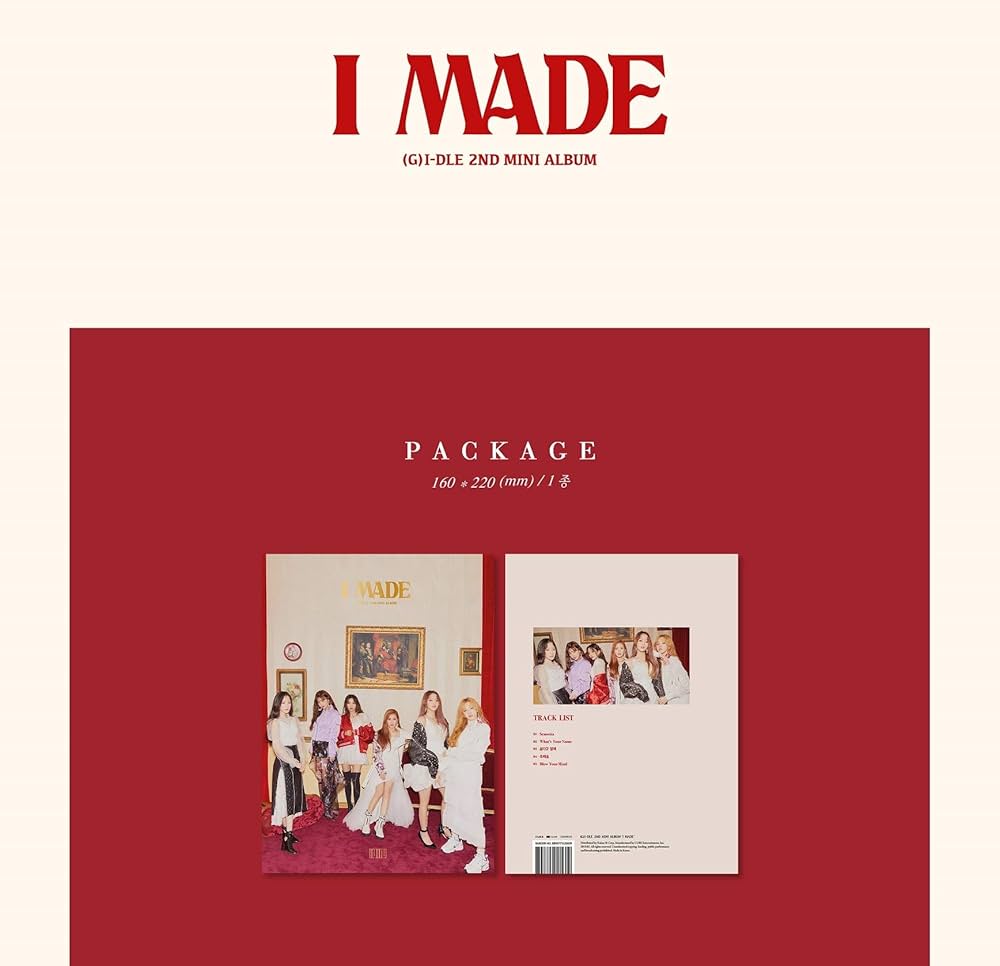 Amazon.co.jp: (G)I-DLE-I MADE 2nd mini album(輸入盤): ミュージック