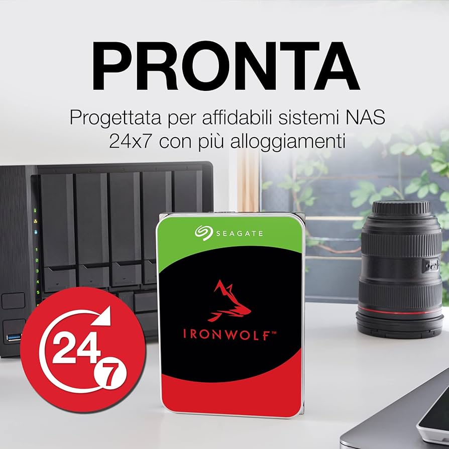 Seagate ST2000VN003 IRONWOLF 2TB NAS 3.5IN 6GB/S SATA 256MB