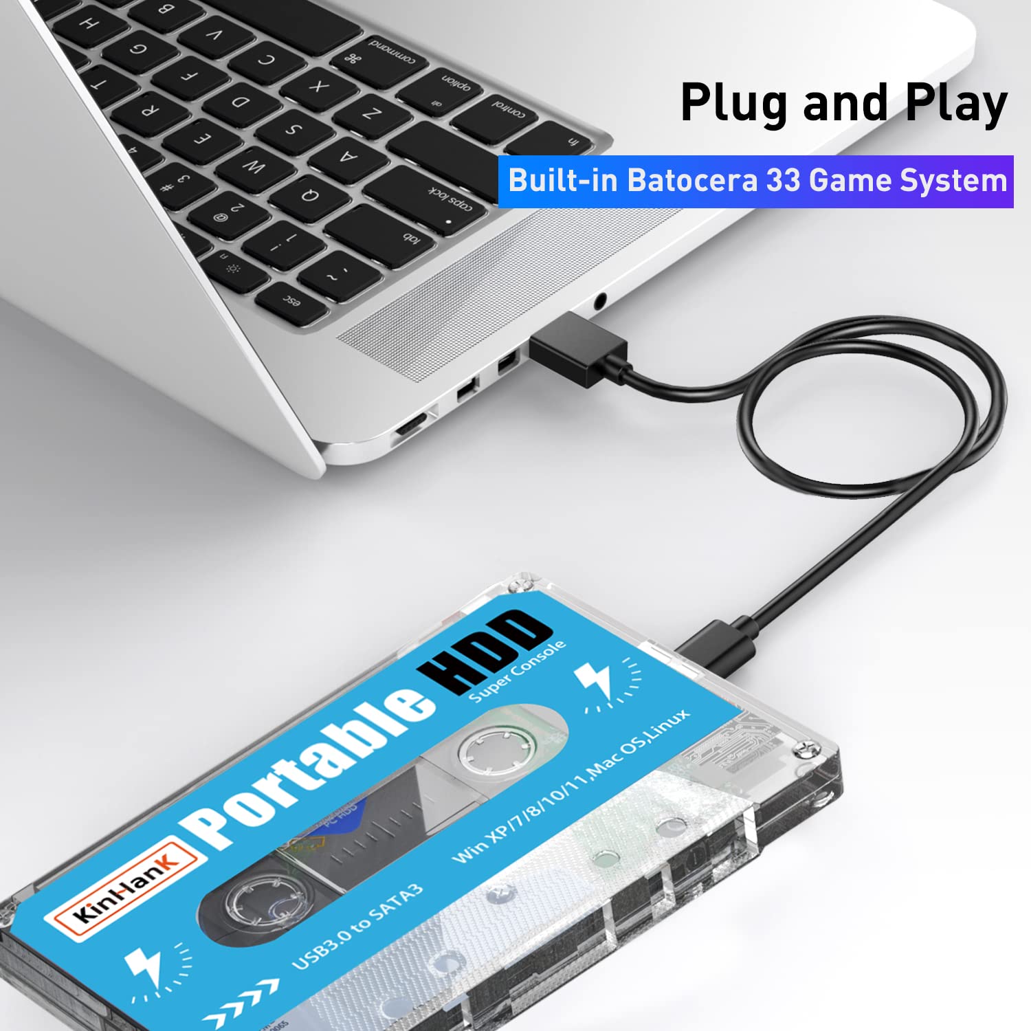 Amazon.co.jp: Kinhank (キンハンク) 500G HDD 外付けハードドライブ