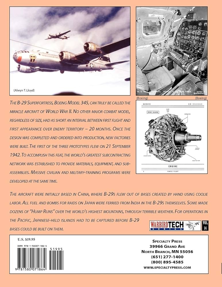 Amazon | Boeing B-29 Superfortress - WarbirdTech Vol 14 | Bowers