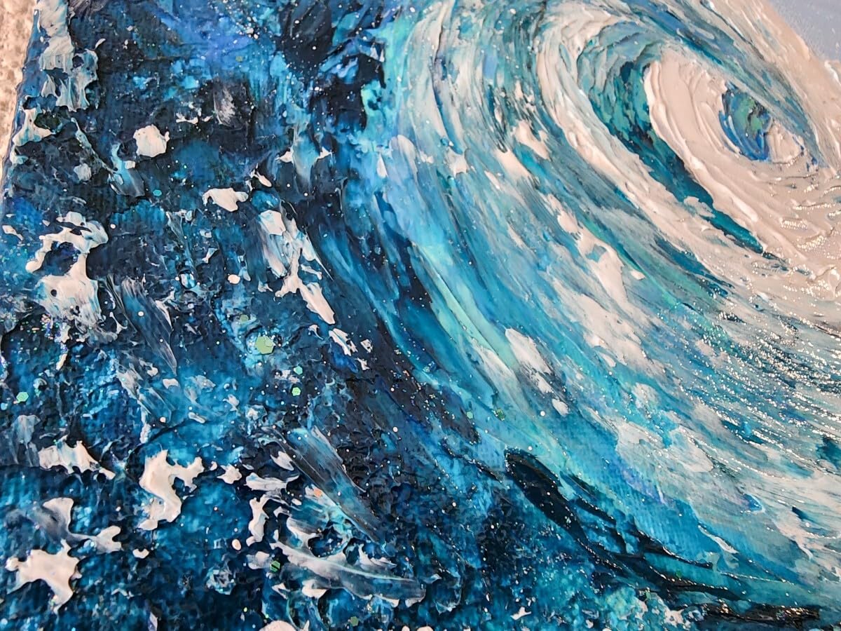 Amazon.co.jp: アクリル画 アート インテリア 絵画 テクスチャーアート