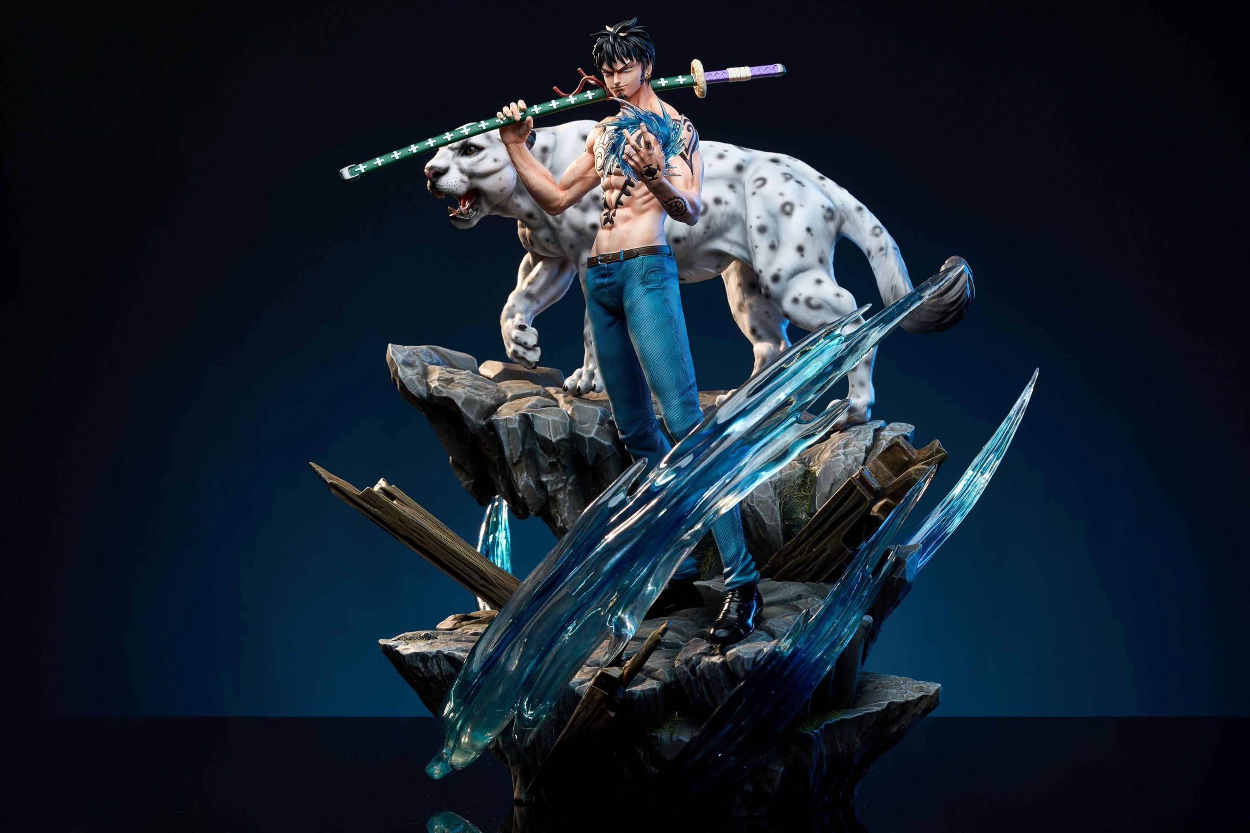 Amazon | トラファルガー・ロー フィギュア 1/6スケール 塗装済み完成
