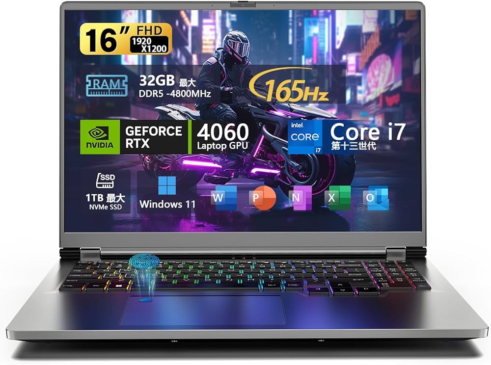Amazon.co.jp: VETESA ノートパソコン ゲーミング 第13世代 Core i7