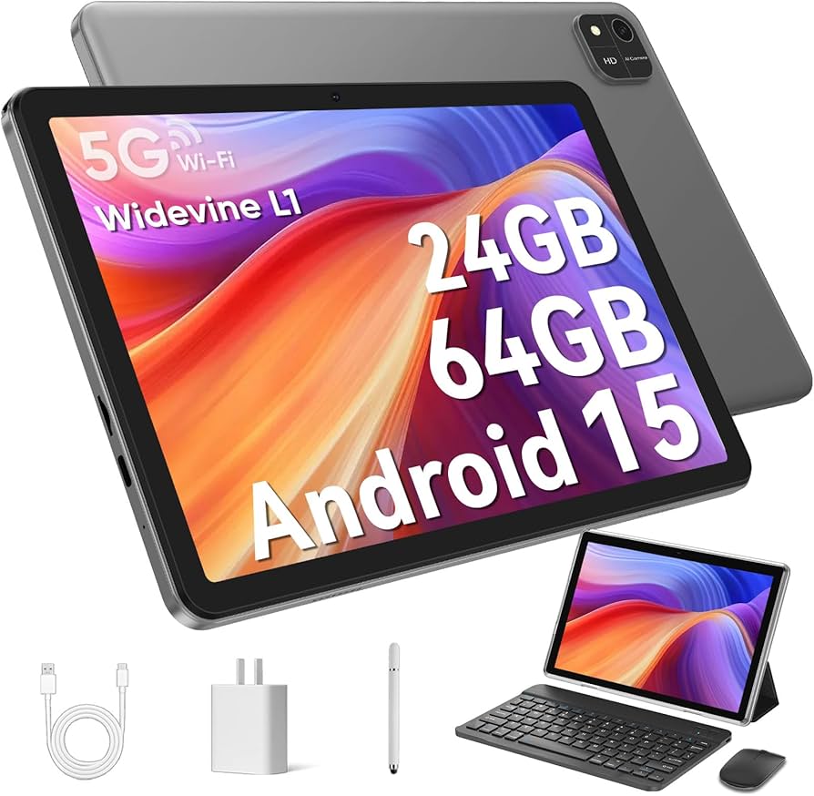 Amazon.com : EDDBNi Android 15 Tablet 10.1 inch Tablet 2025 Latest