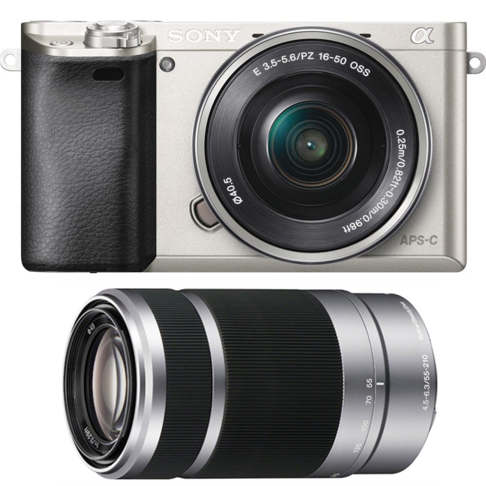 Amazon.com : Sony Alpha a6000 Camera with 55-210mm and 16-50mm