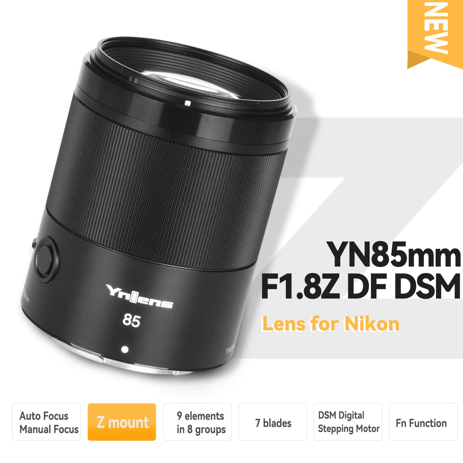 Amazon.co.jp: Yongnuo YN85MM F1.8Z DF DSMレンズ フルフレーム