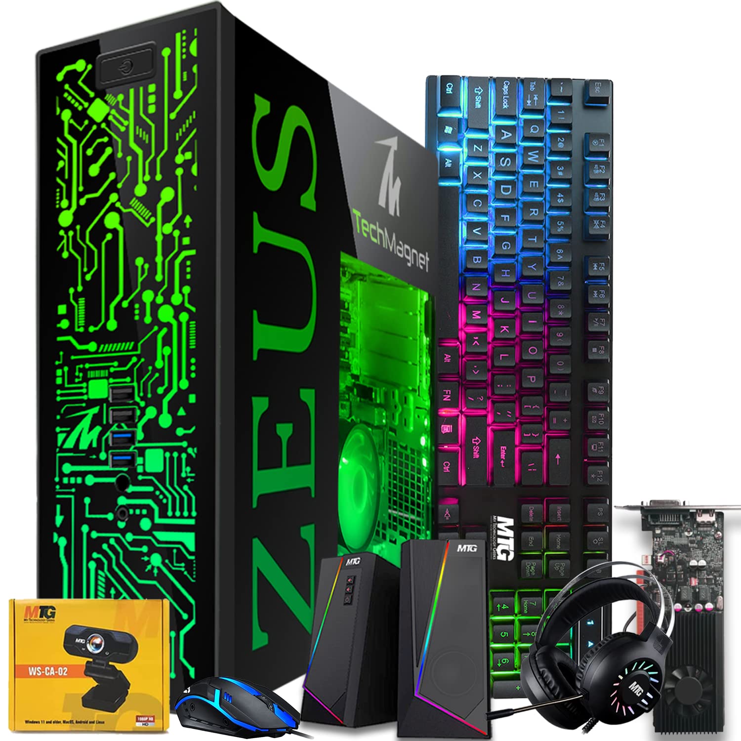 Amazon.co.jp: TechMagnet ゲーミングデスクトップPC Intel i5 第4世代