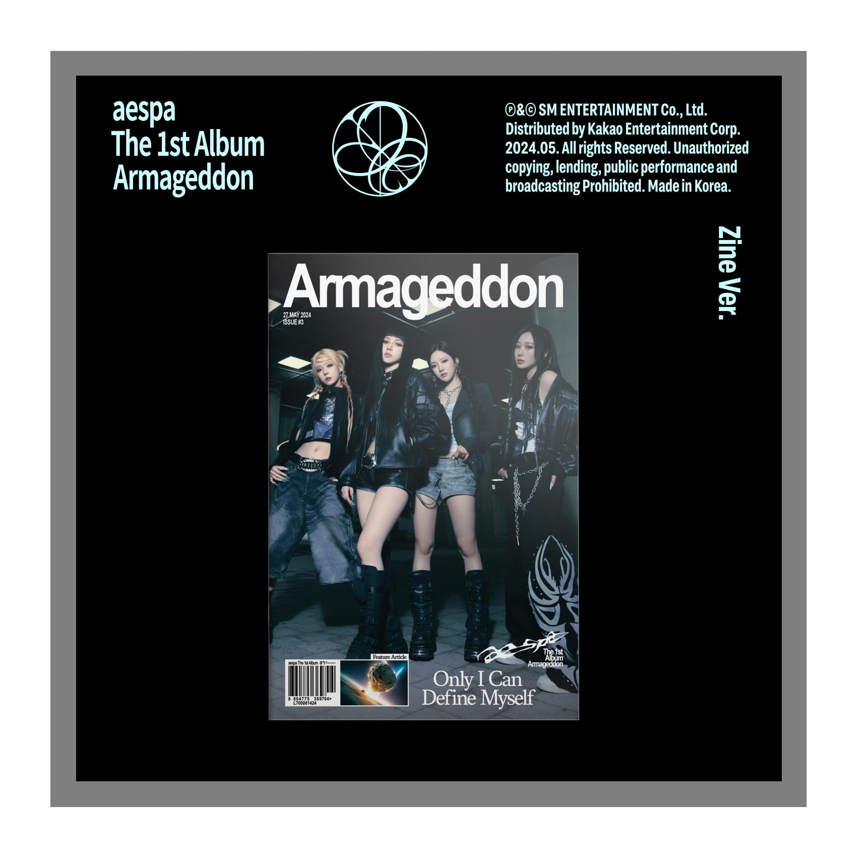 aespa Armageddon 1st Album Contents+Tracking Sealed (Zine Version
