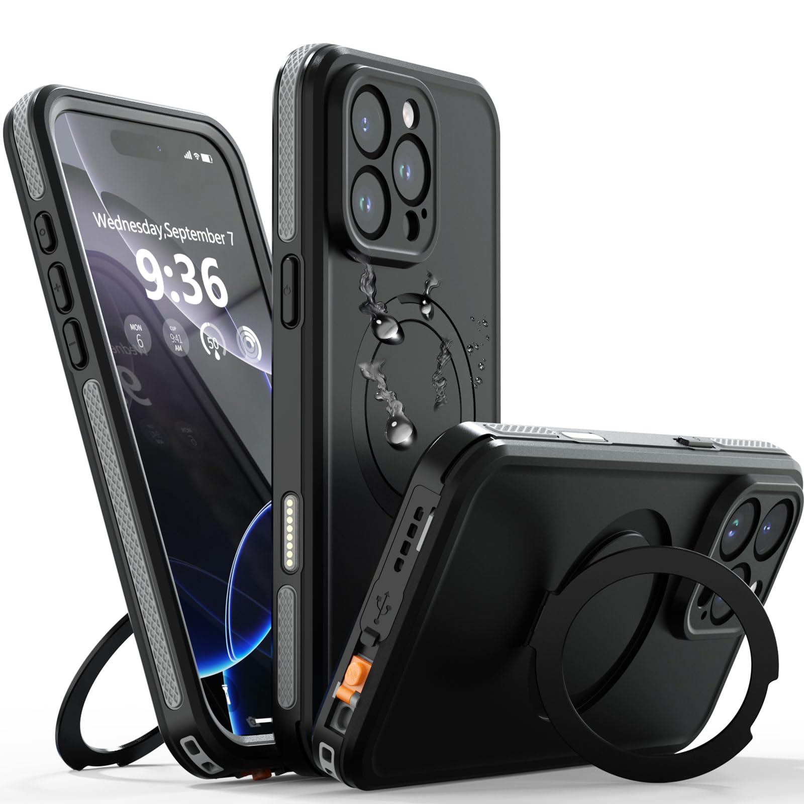 Amazon.co.jp: 【防水・スタンド機能・MagSafe対応】UMITTOS iPhone 16