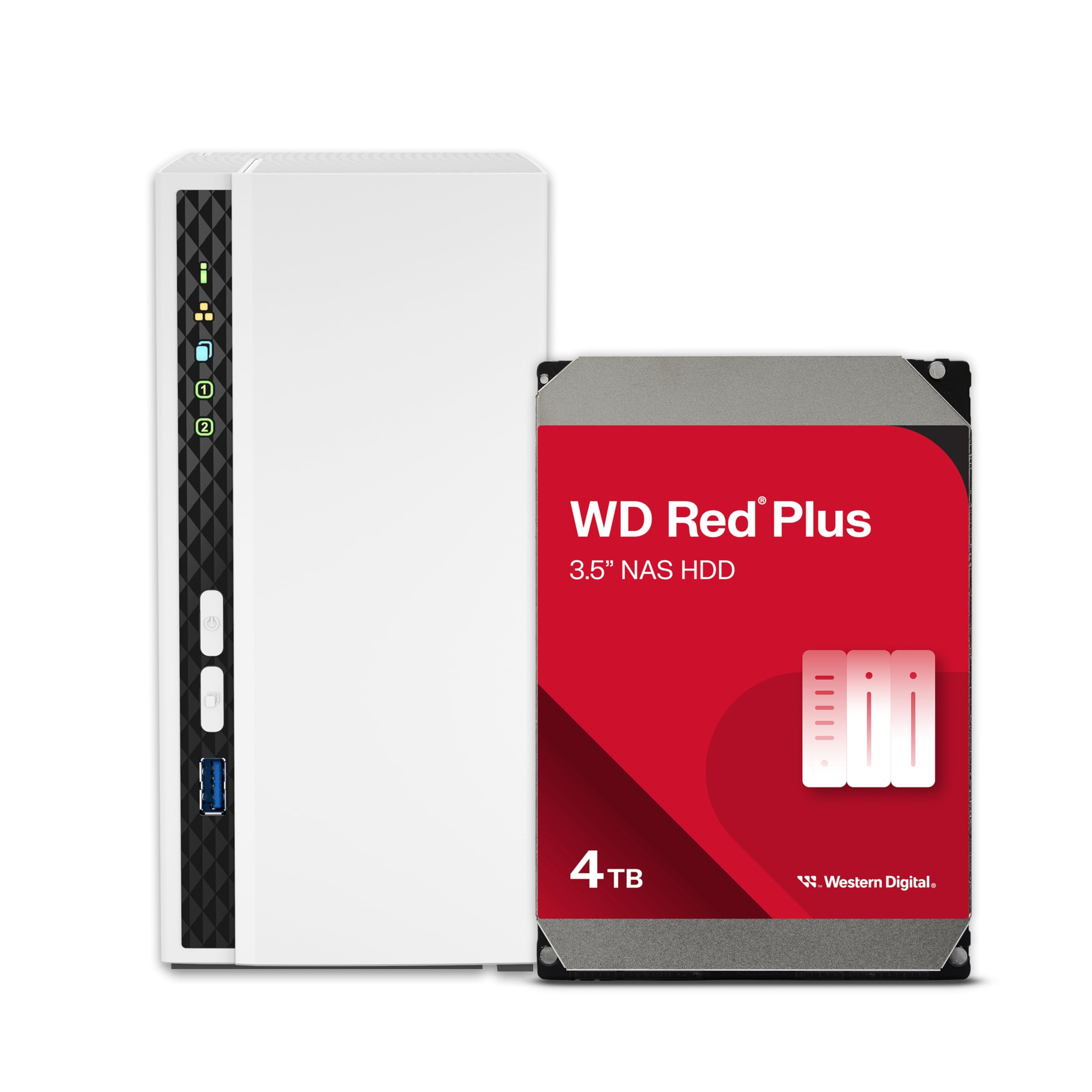 Amazon.co.jp: QNAP TS-233-24W-US 2ベイホームNAS 4TBストレージ容量