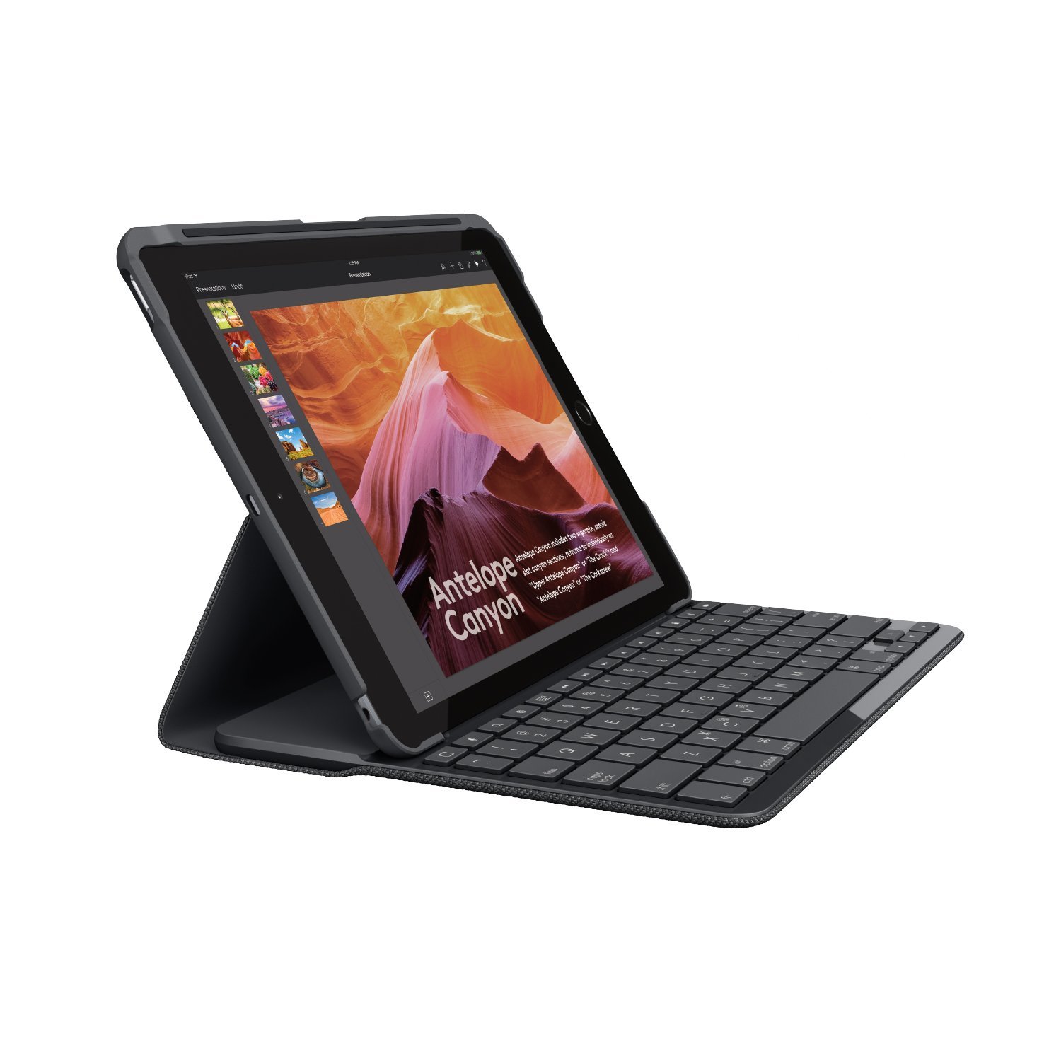 Amazon.com: Logitech iPad Slim Folio: Case with Wireless Keyboard