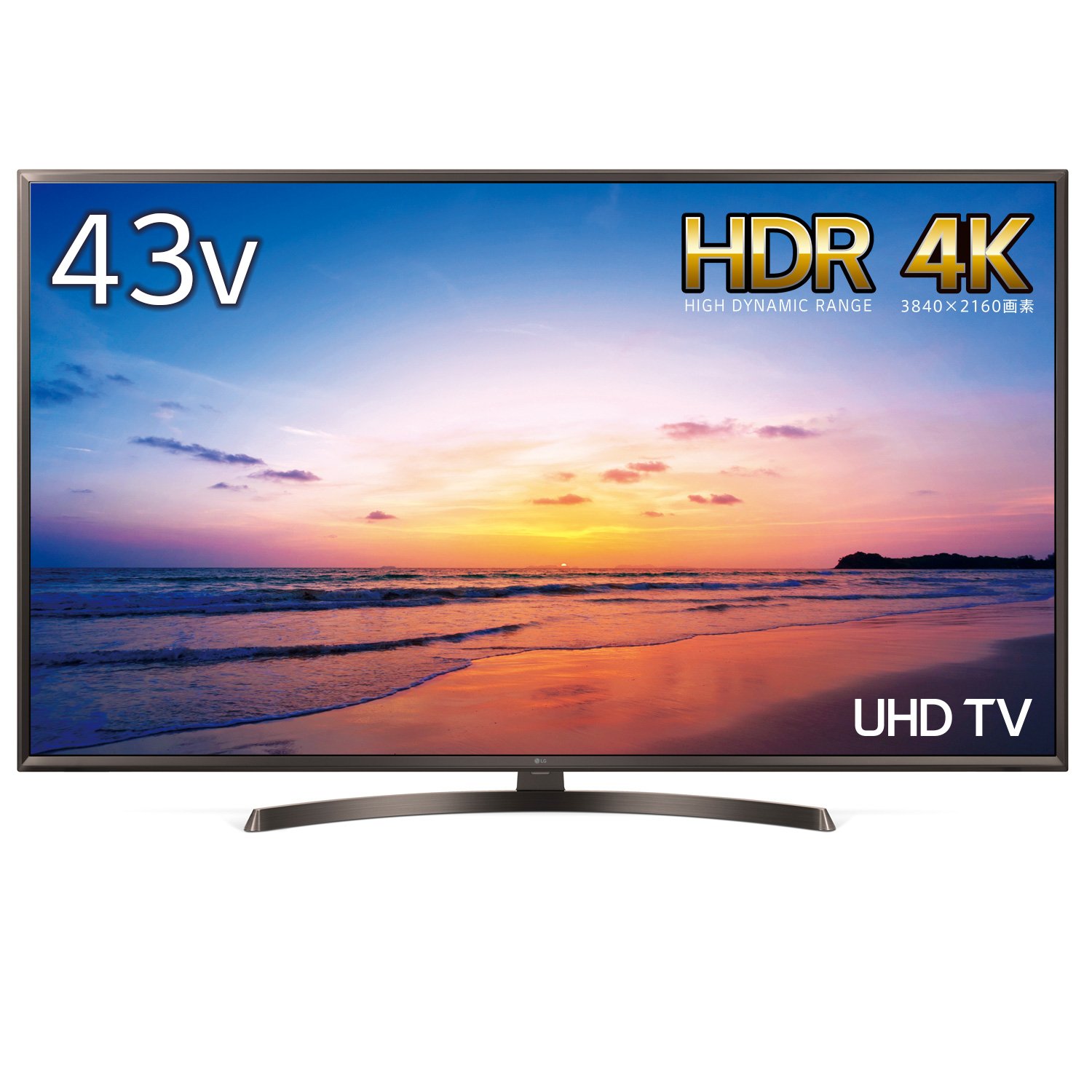 Amazon.co.jp: LG 43 V LCD TV 43UK6300PJF 4K HDR Compatible LED