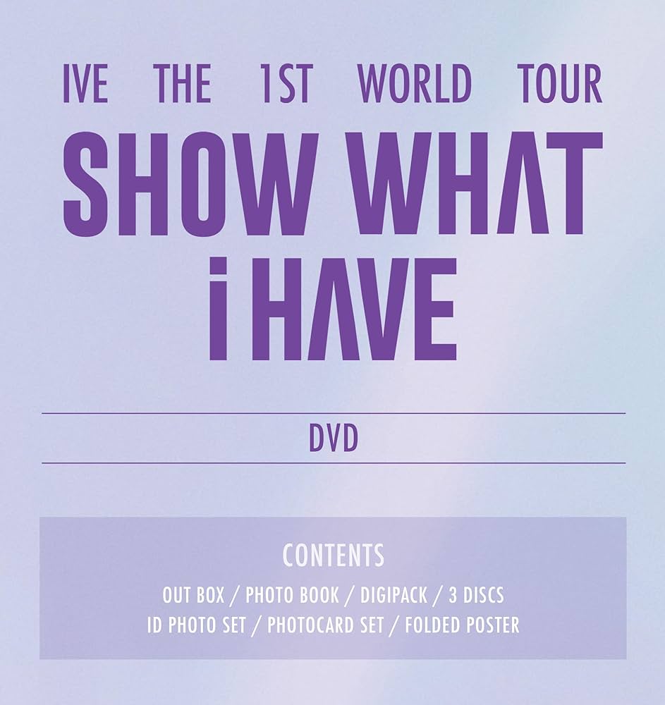 Amazon.co.jp: IVE THE 1ST WORLD TOUR [SHOW WHAT I HAVE] DVD（韓国