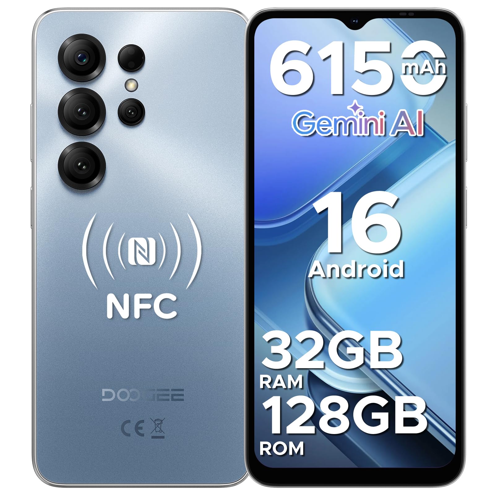 Amazon | 【最新 Android16 スマホ】 DOOGEE Note56X Pro Android 16