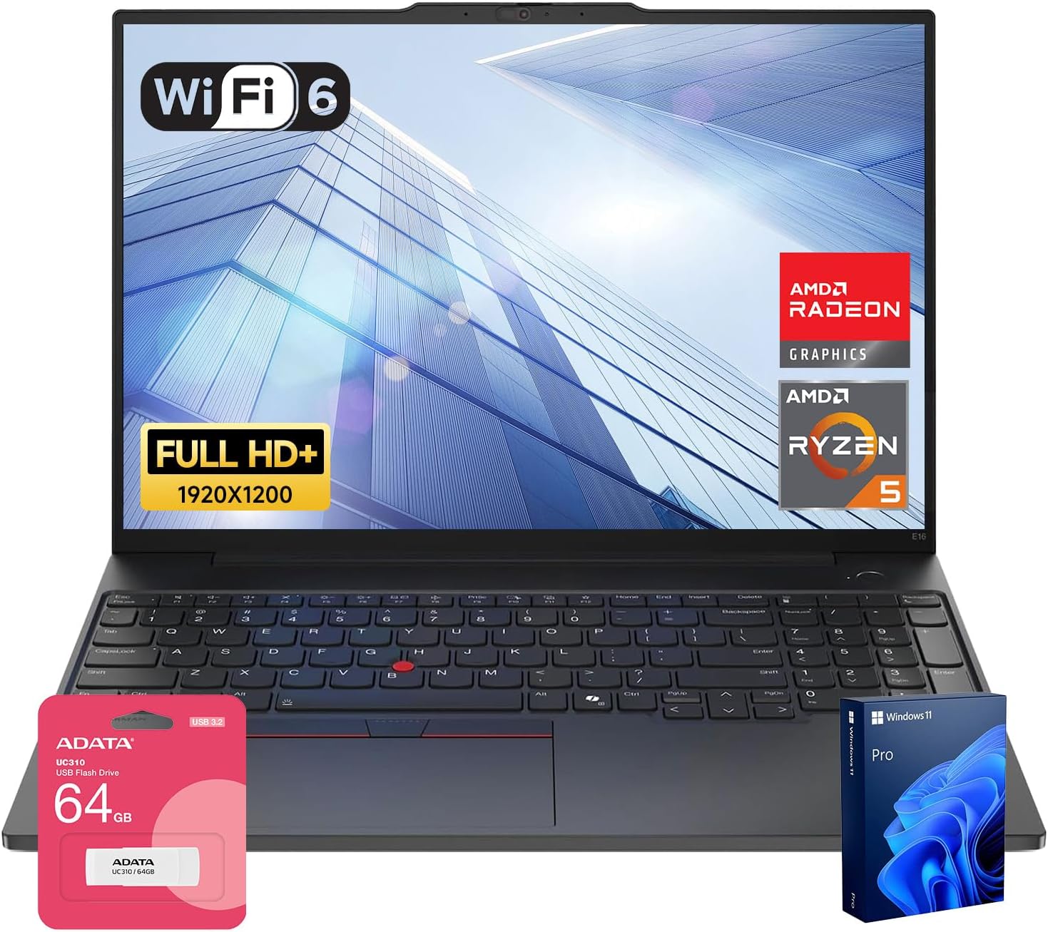 SSD 1TB Laptop Lenovo ThinkPad E16 Gen 2, Intel Ultra 7 155H, 32GB