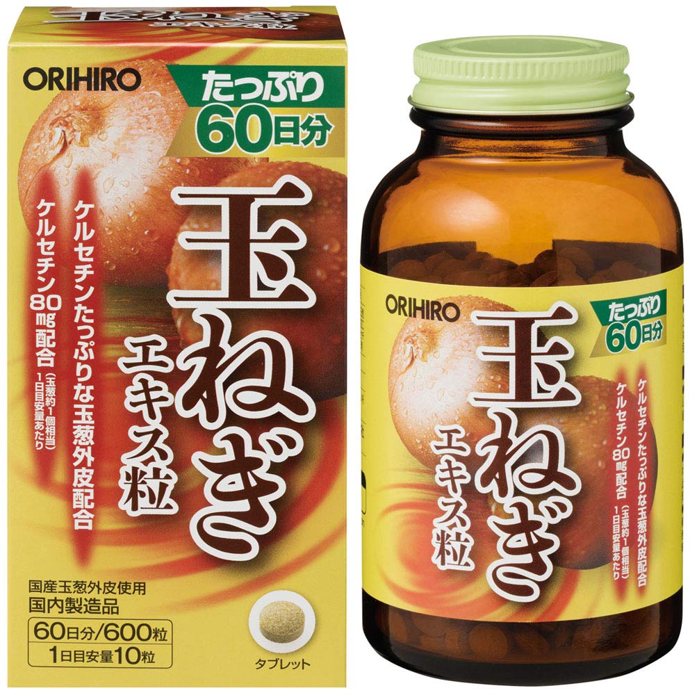 Amazon | オリヒロ 玉葱エキス粒 徳用 約60日分 600粒 | ORIHIRO