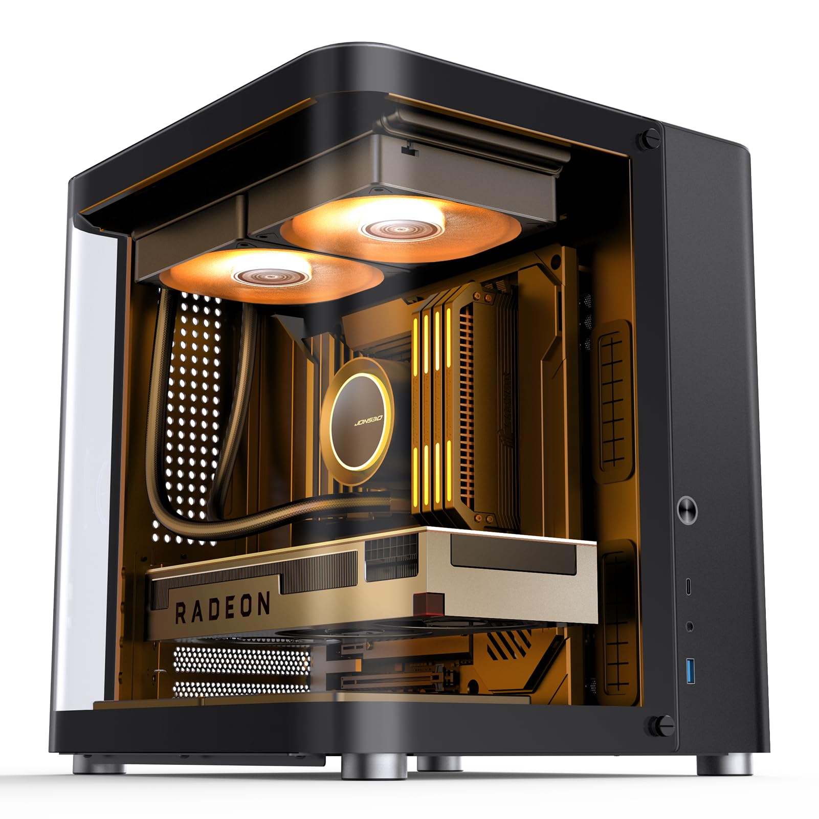 Amazon.co.jp: JONSBO TK-1 ブラック マイクロATX ミニタワー