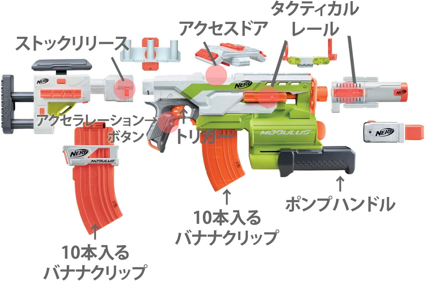 Hasbro - Brandclub - Hasbro Nerf Modulus Ultimate Customizer Pack