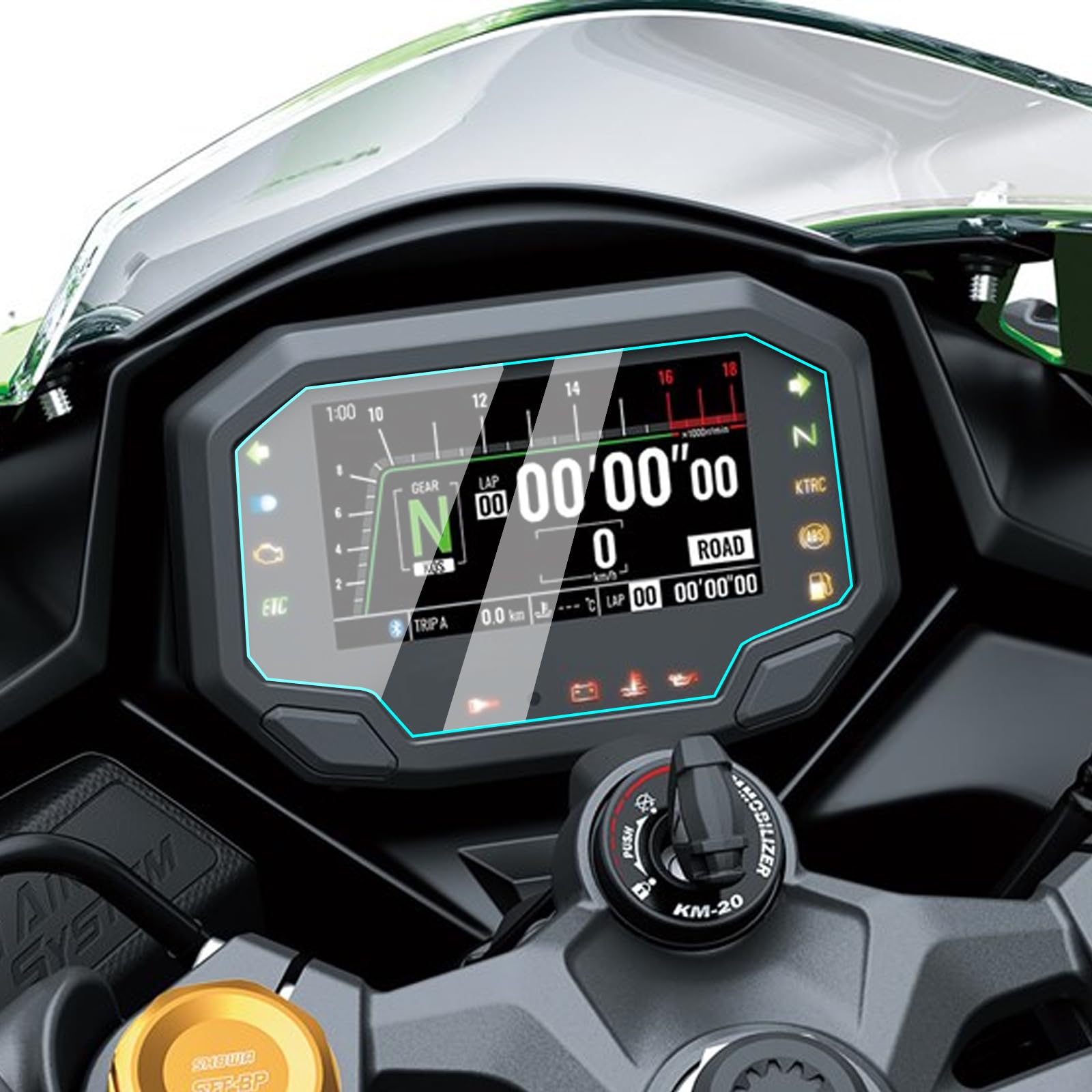Amazon.co.jp: LEDISHUN バイク用 メーター保護フィルム カワサキ ZX
