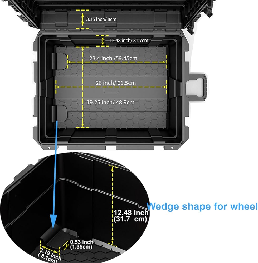 Amazon.com : Waterproof Hard Case, 32 x 25 x 18 Inch,Equipment