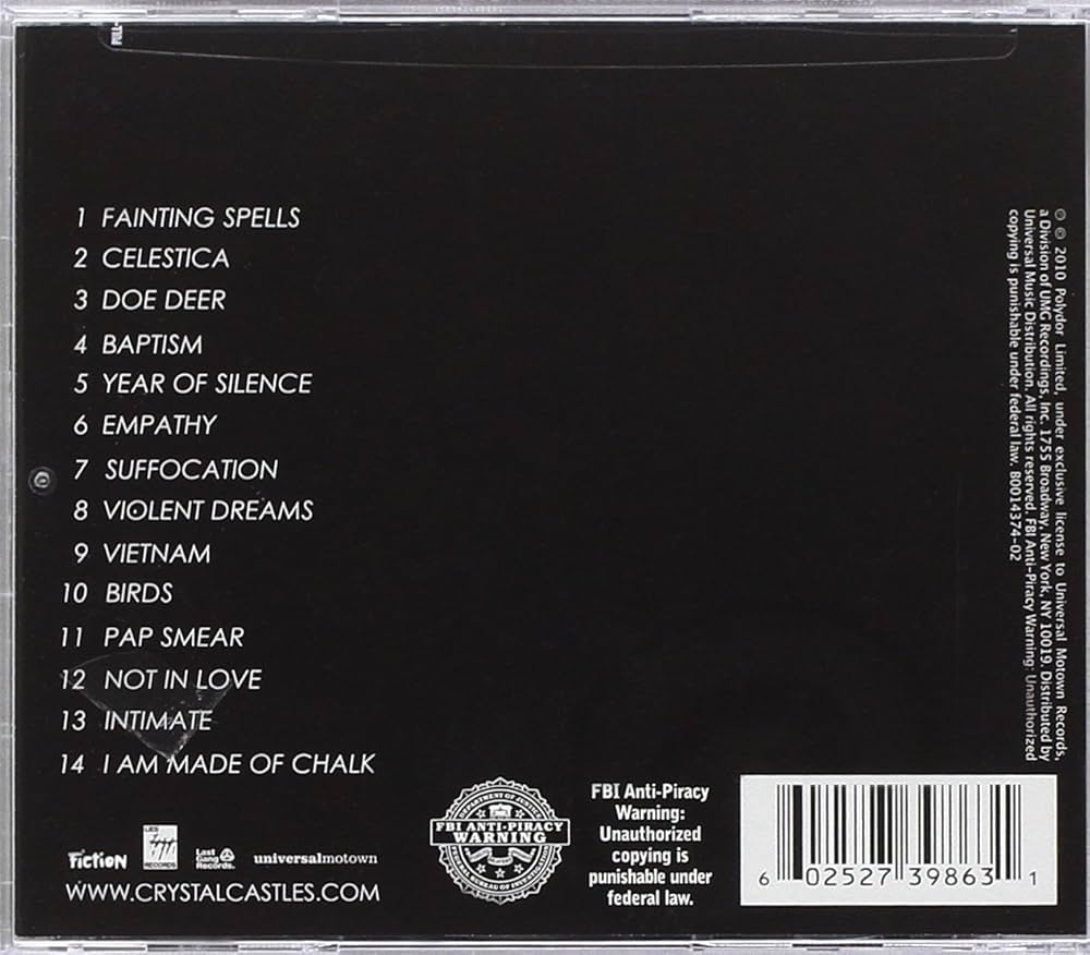 Amazon.co.jp: Crystal Castles (II): ミュージック
