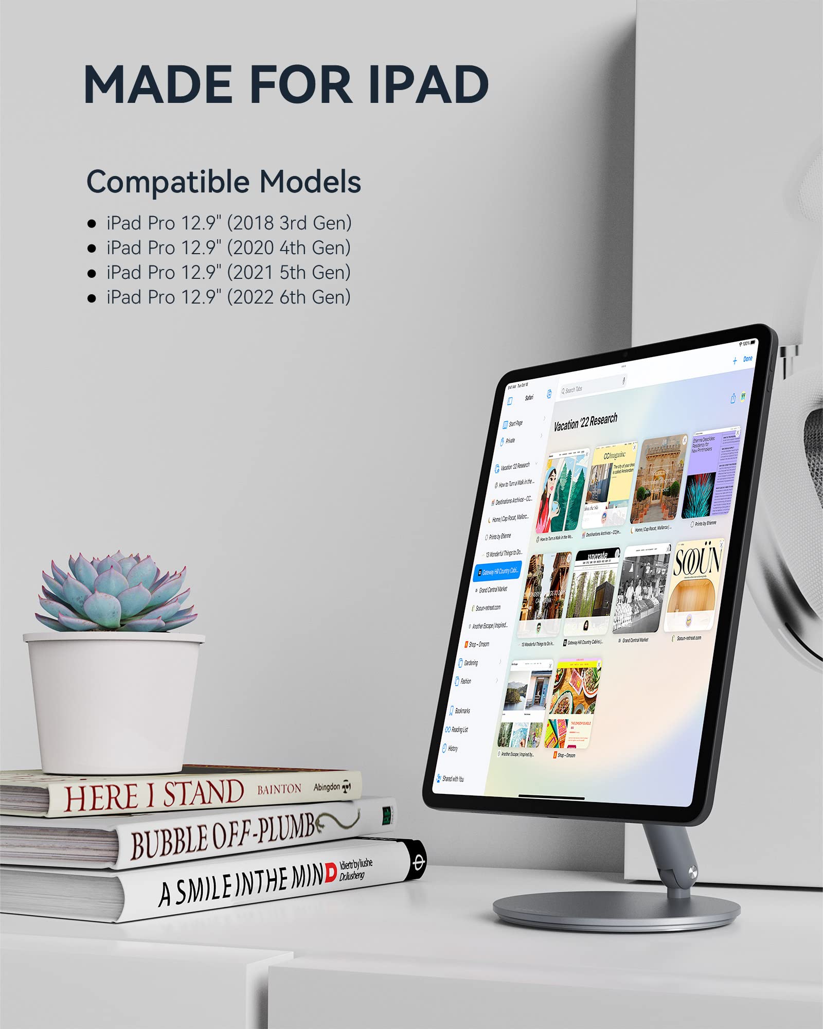 Amazon.com: LULULOOK Magnetic iPad Stand for iPad Pro 12.9'', iPad