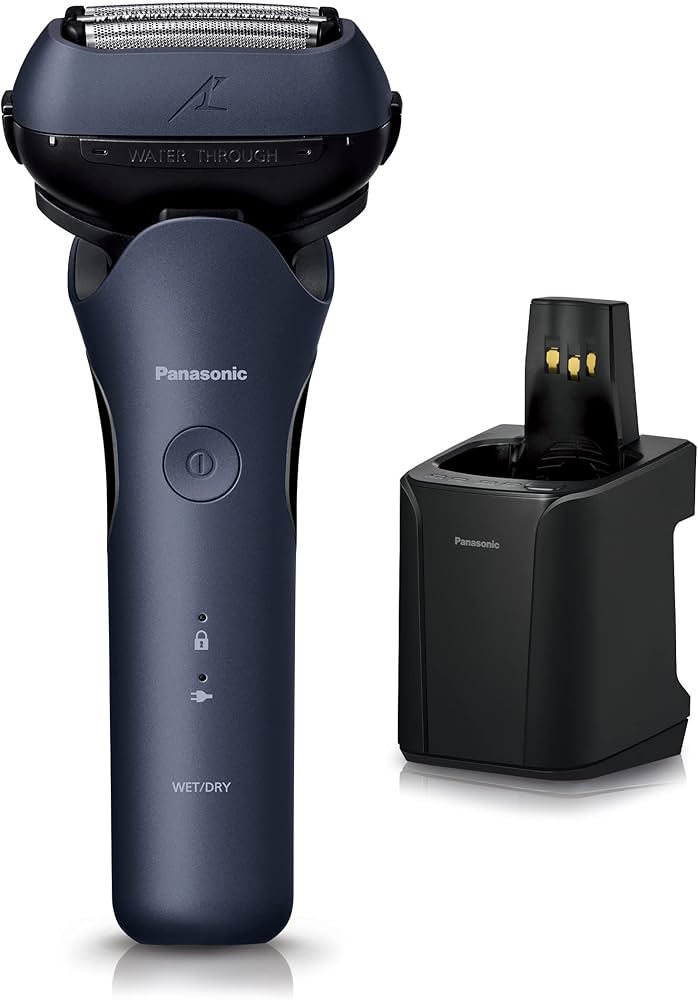 Amazon | パナソニック メンズシェーバー ラムダッシュ 3枚刃 青 全