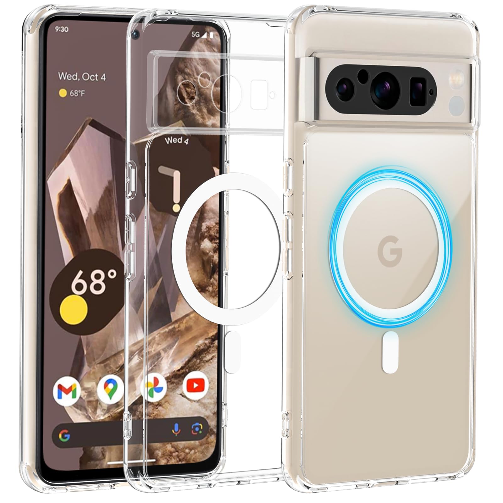 Amazon.co.jp: Google Pixel8 Pro ケース 【MagSafe対応】 OWKEY Pixel