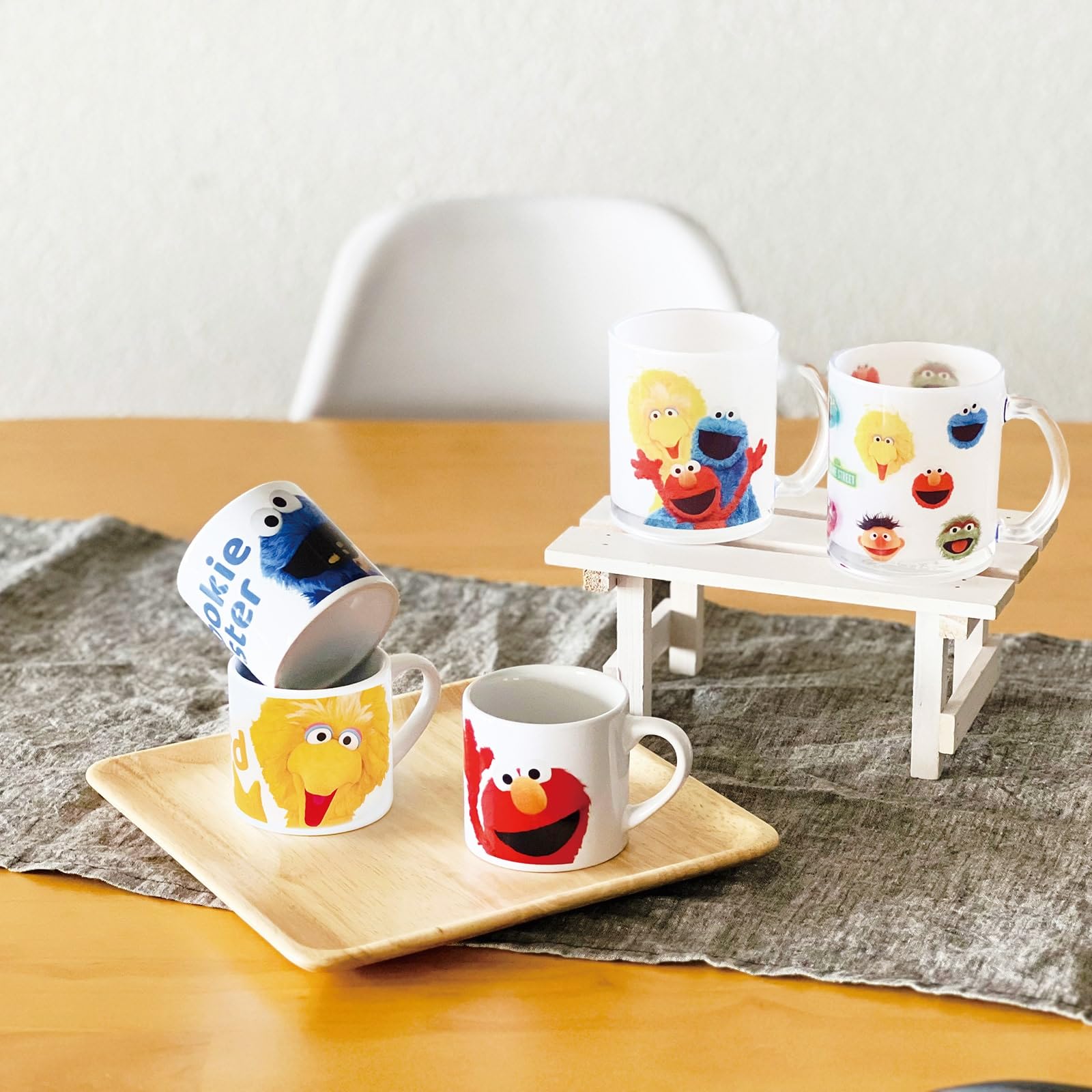 Amazon.co.jp: セサミストリート 「 フォト 」 マグカップ 約径8×7cm