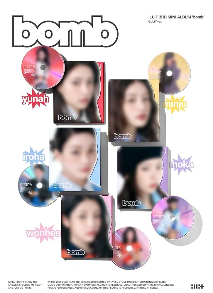 Amazon.co.jp: 【ランダム】ILLIT bomb (GLLIT ver.): ミュージック