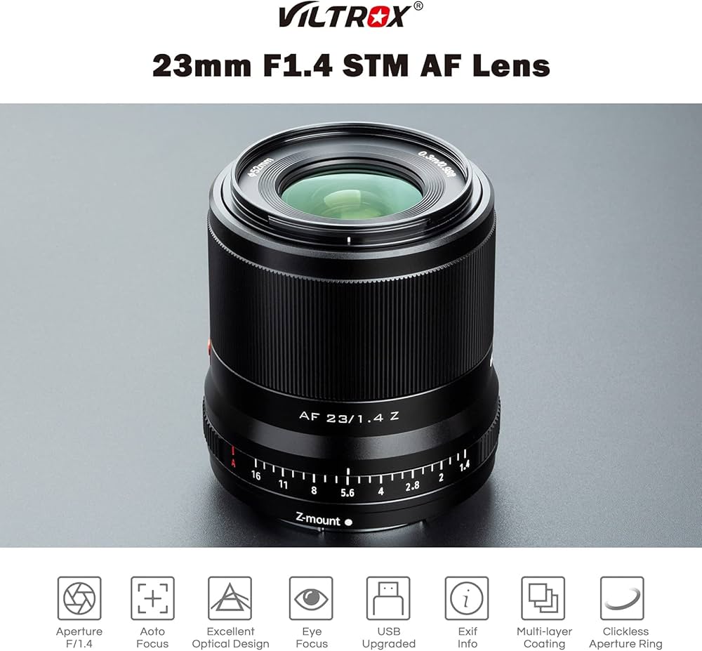 Amazon | Viltrox 23mm F1.4 Zマウント オートフォーカス 広角レンズ