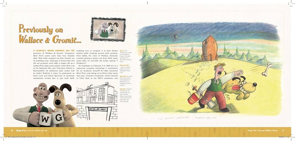 Amazon.com: The Art of Wallace & Gromit: Vengeance Most Fowl