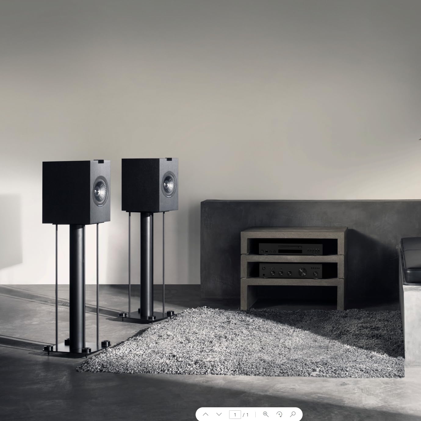 Amazon.co.jp: KEF Q350 ブラック ブックシェルフスピーカー ハイレゾ