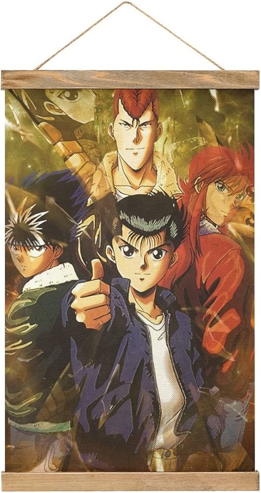 Amazon.co.jp: 幽☆遊☆白書 ポスター アニメ スクロール マグネット