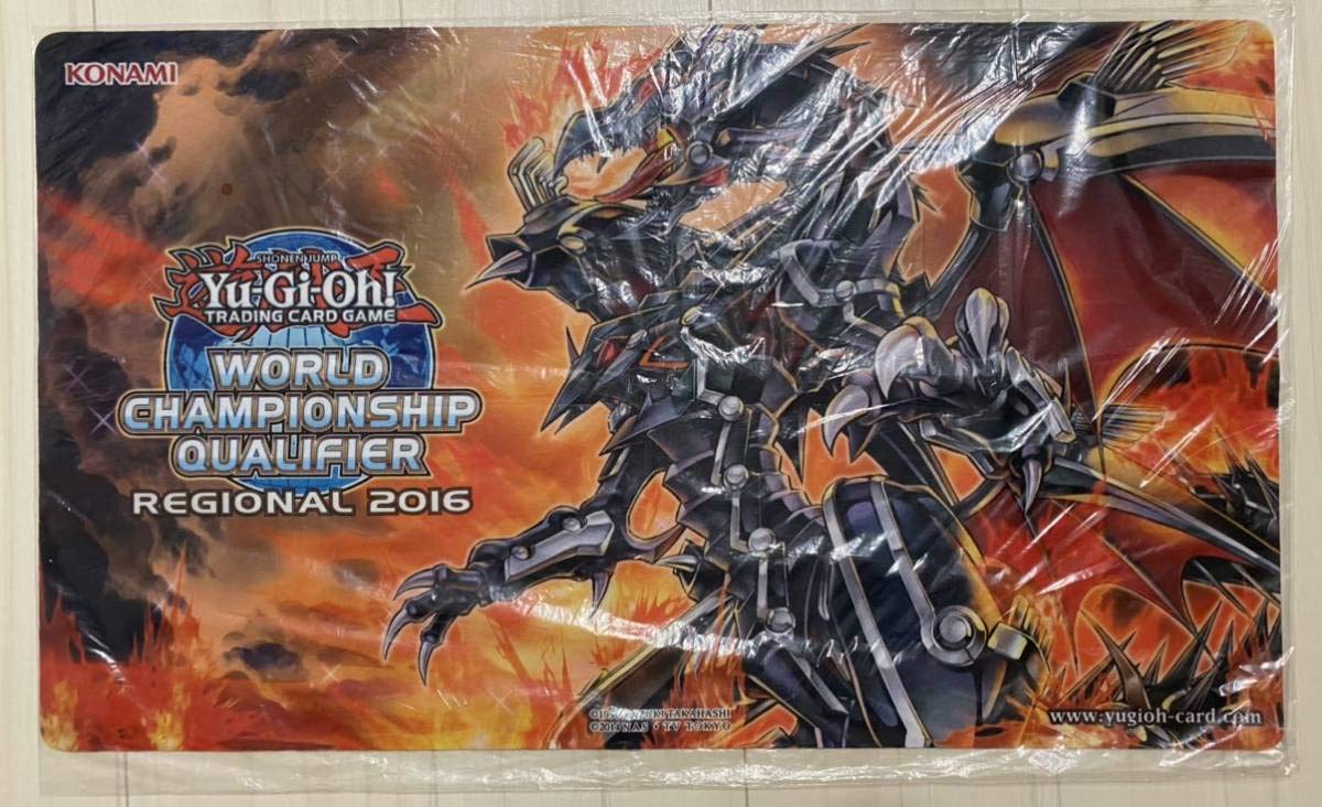 Amazon | 激レア 真紅眼の鋼炎竜 プレイマット プレマ WCQ 未開封 海外
