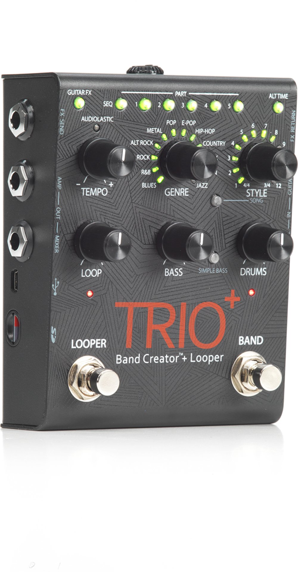 Amazon.com: DigiTech Trio+ Band Creator + Looper w/ FS3X