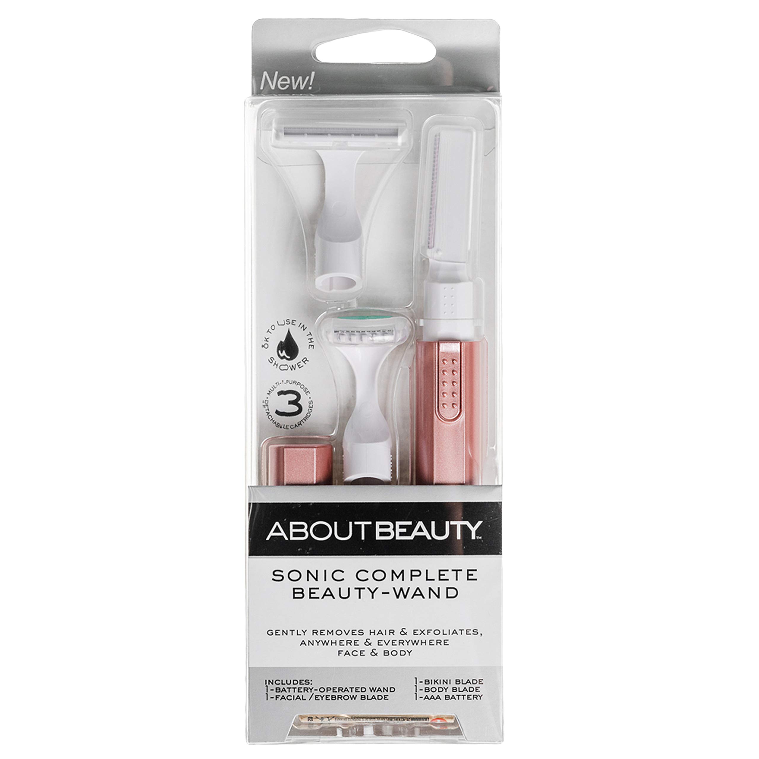 Amazon.com : About Face Beauty Sonic Complete Beauty-Wand, Facial