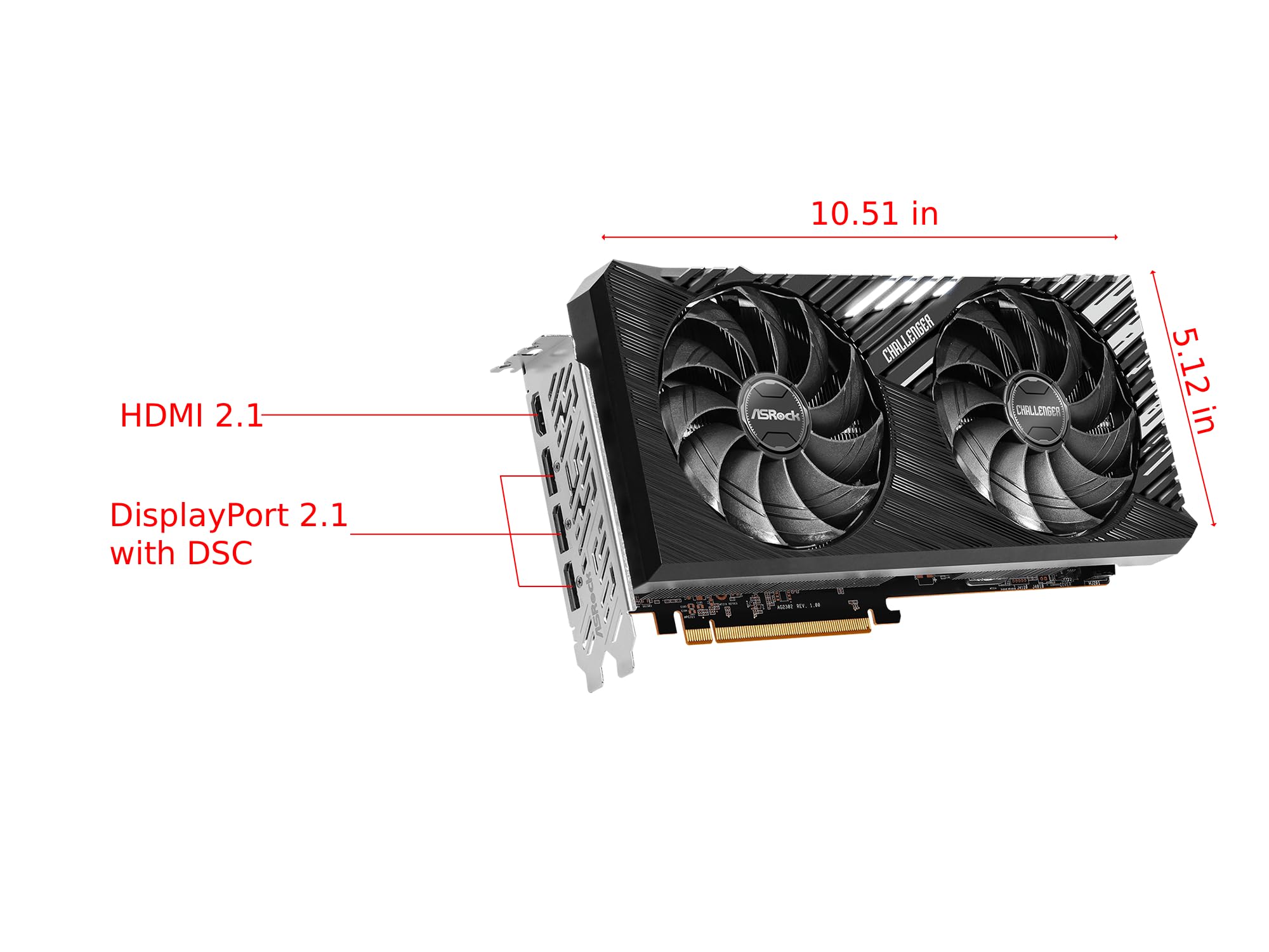 グラフィックボード・グラボ・ビデオカード ASRock Radeon RX 7700 XT