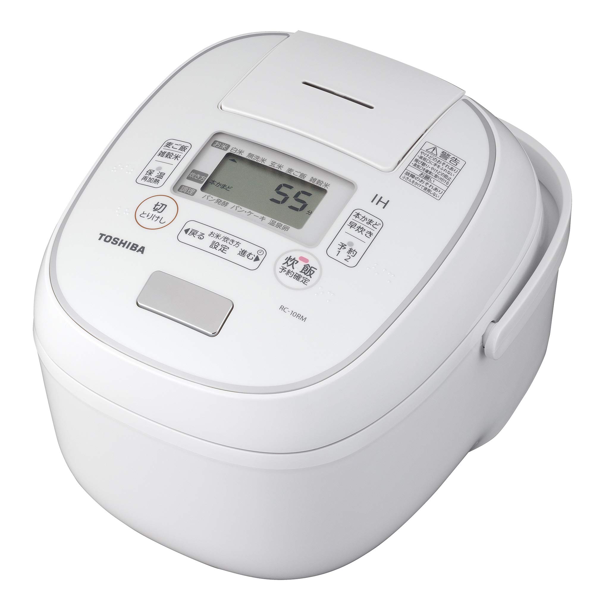 Amazon | 東芝 炊飯器 5.5合 IH式 鍛造釜 グランホワイト RC-10RM-W