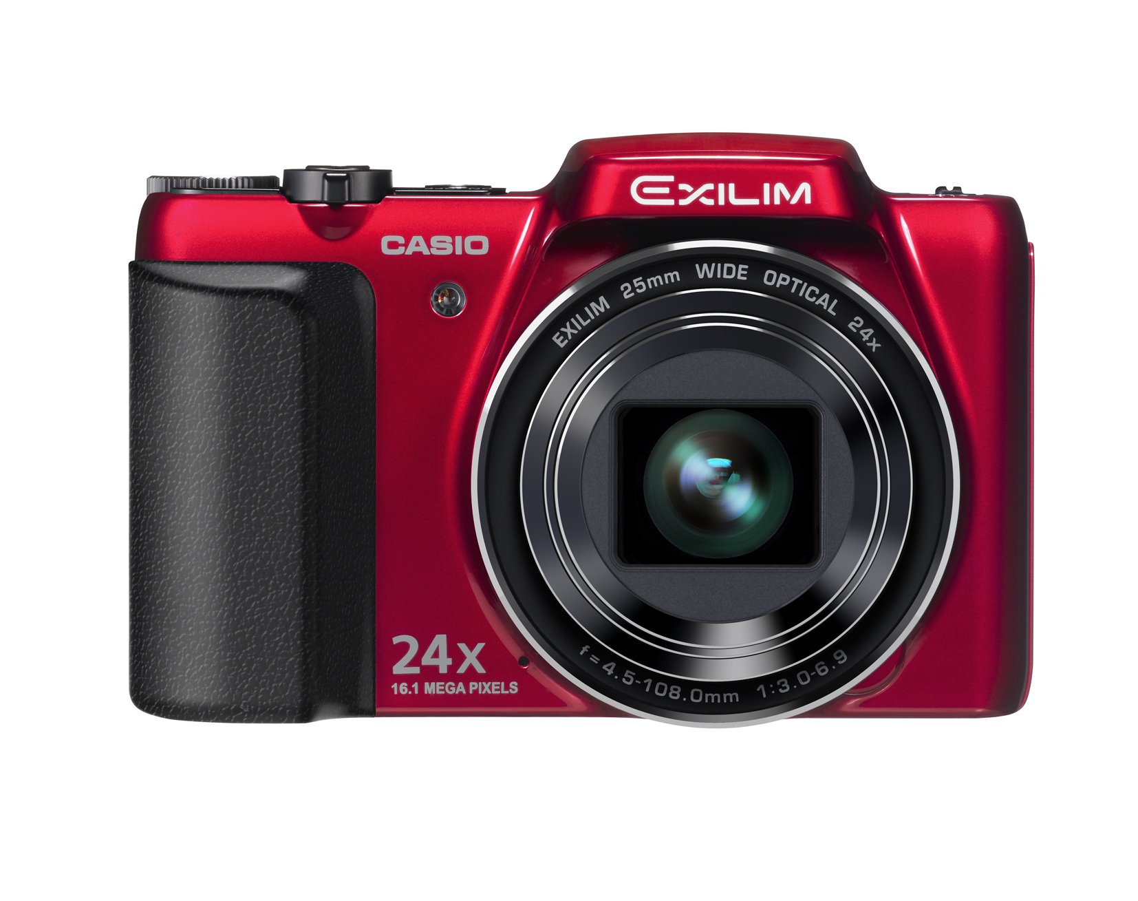 Amazon | CASIO デジタルカメラ EXILIM 1610万画素 24倍 レッド EX